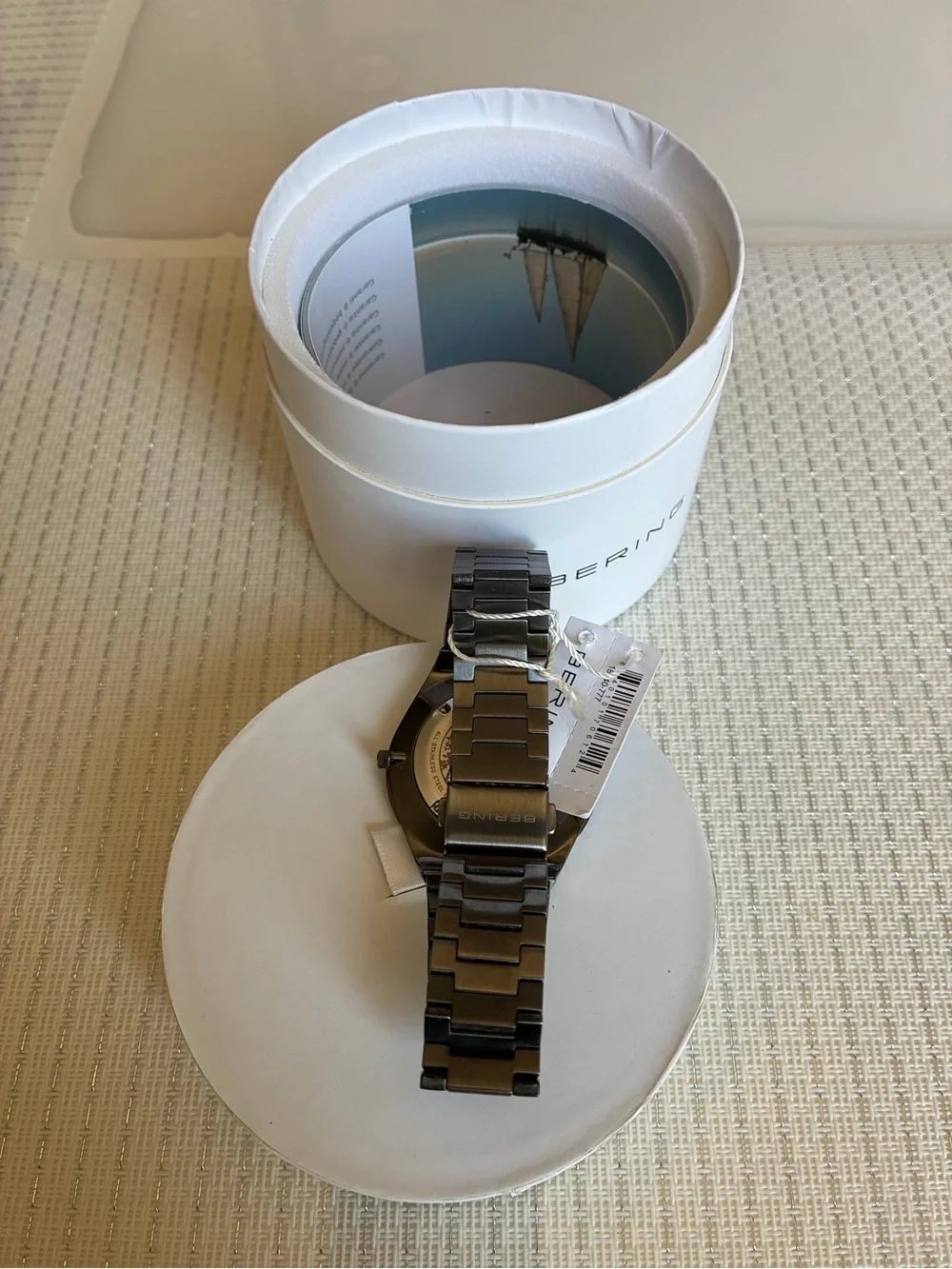 Bering Men's Ceramic Bracelet Watch in Gunmetal Gray